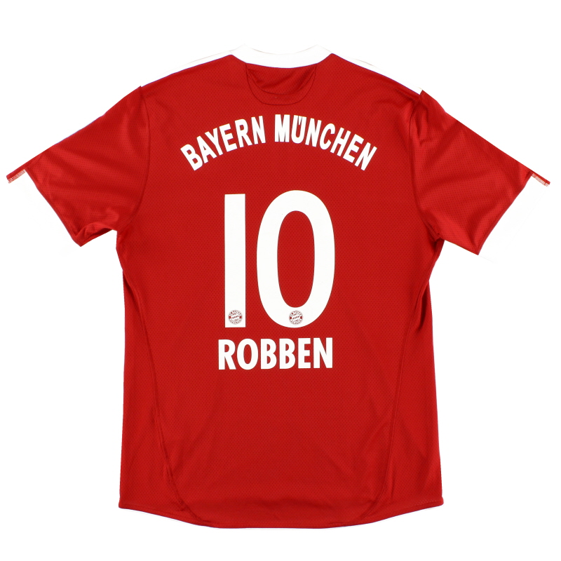 Autorisatie Verbanning Mooie jurk 2009-10 Bayern Munich Home Shirt Robben #10 L E84214