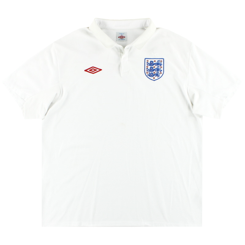 2009-10 Inghilterra Umbro Home Shirt XL