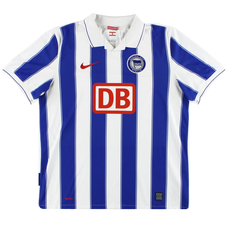 2009-10 Hertha Berlin Nike Home Shirt XL - 355623-105