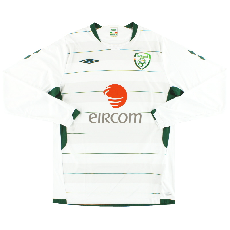 2009-10 Ireland Umbro Away Shirt L/S *Mint* M