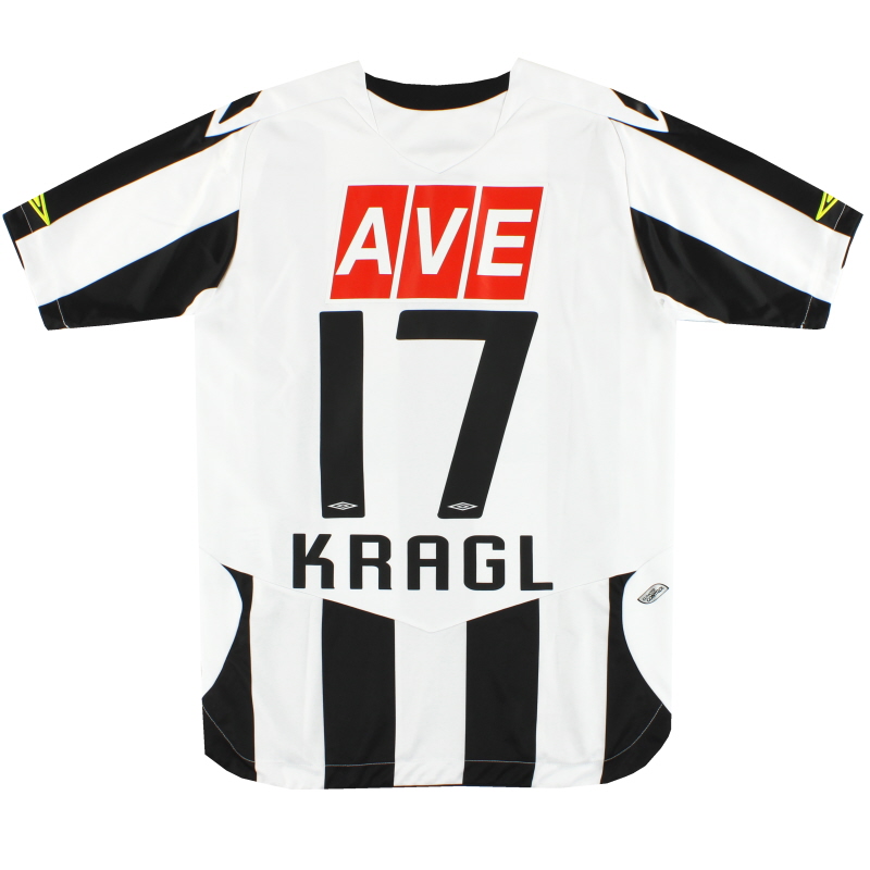 2009-10 LASK Linz Umbro Match Issue Home Shirt Kragl #17 M