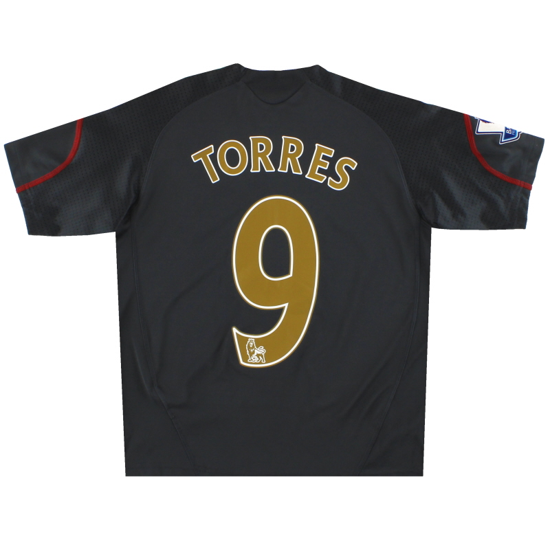 2009-10 Liverpool adidas Away Shirt Torres #9 *Mint* S.Boys - E85312