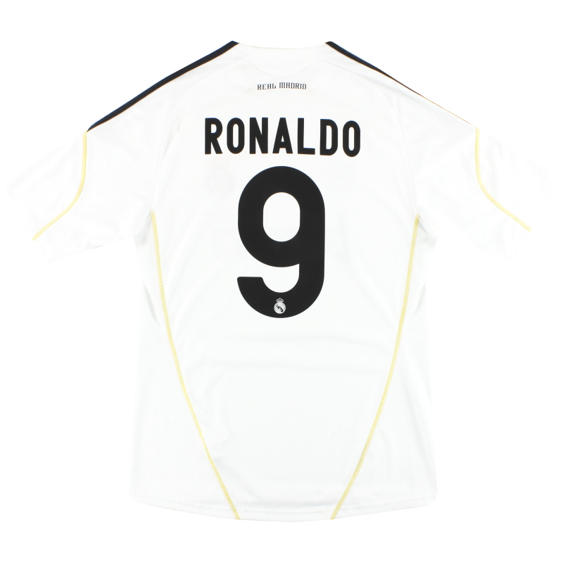 Maglia adidas Real Madrid 2009-10 Home Ronaldo #9 M - E84352