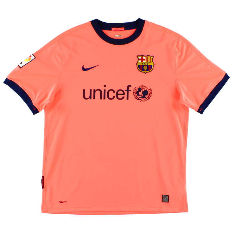 2009-11 Barcelona Away Shirt M.Boys