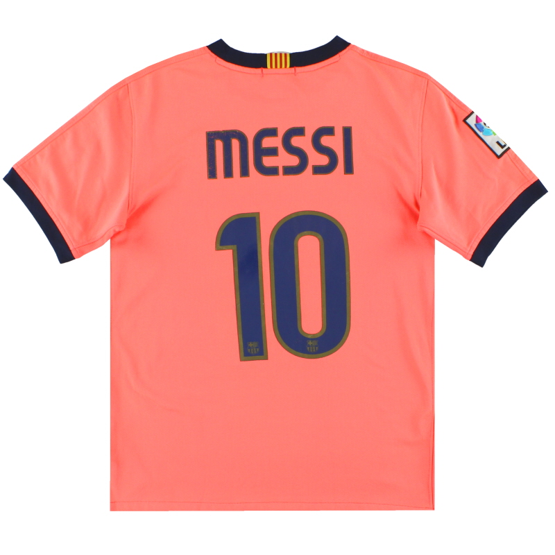 2009-11 Barcelona Nike Away Shirt Messi #10 L.Boys - 355041-879
