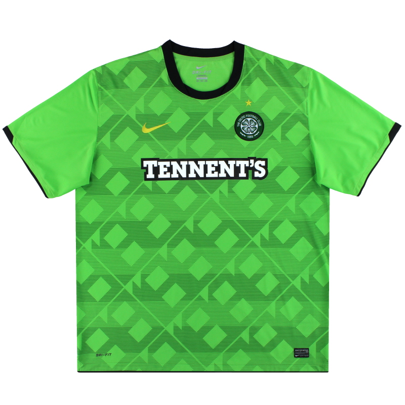 Camiseta de la 2010a equipación de Nike del Celtic 11-381815 L - 304-XNUMX
