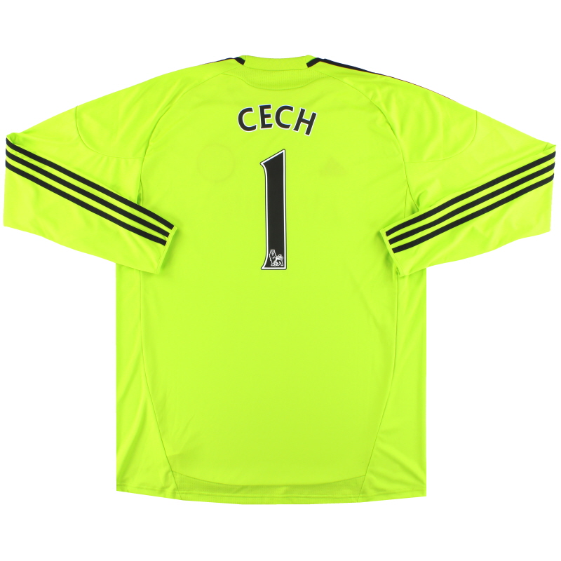 2010-11 Chelsea adidas Goalkeeper Shirt Cech #1 *w/tags* L/S XL - P95853