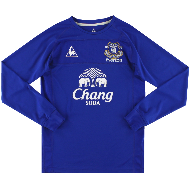 2010-11 Everton Le Coq Sportif Home Shirt L/S S