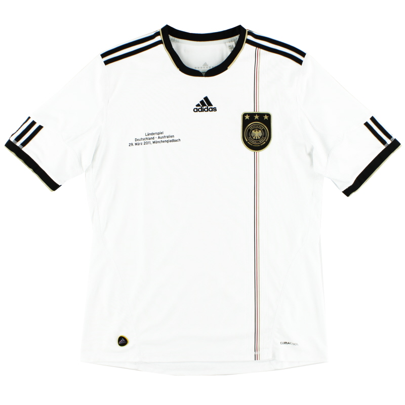 2010-11 Germany adidas Home Shirt ’Deutschland - Australien’ L