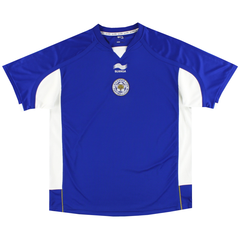2010-11 Leicester Burrda Home Shirt L