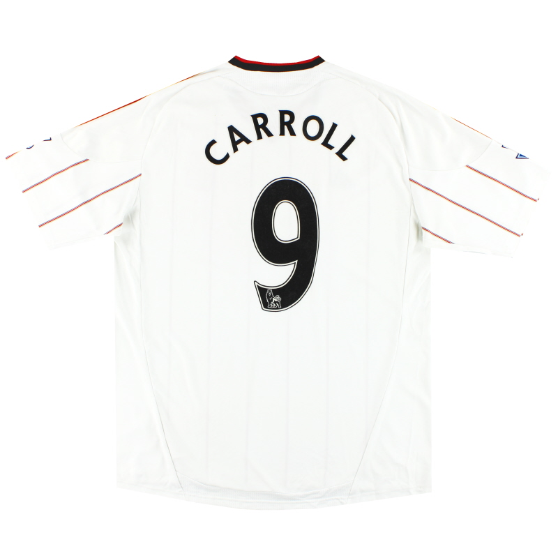 2010-11 Liverpool adidas Away Shirt Carroll #9 XXL - P96744