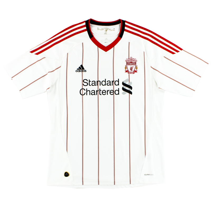 2010-11 Liverpool adidas Camiseta de la 96744a equipación XL - PXNUMX