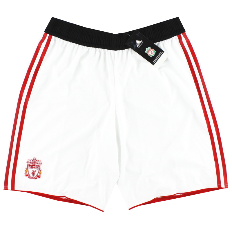 Celana Pendek Tandang Edisi Pemain adidas Liverpool 2010-11 *dengan tag* L - P96730 - 4050266950454