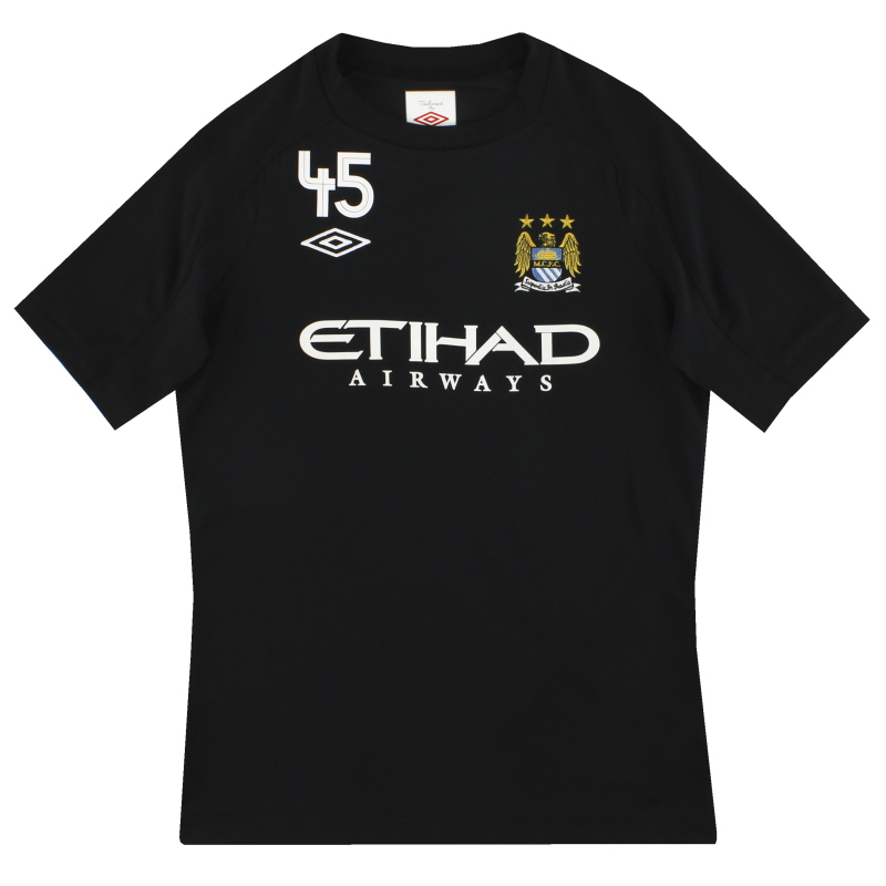 2010-11 Manchester City Umbro Training Shirt #45 L.Boys