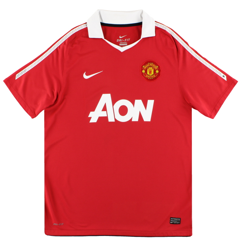 2010-11 Manchester United Nike Home Shirt L - 382469-623