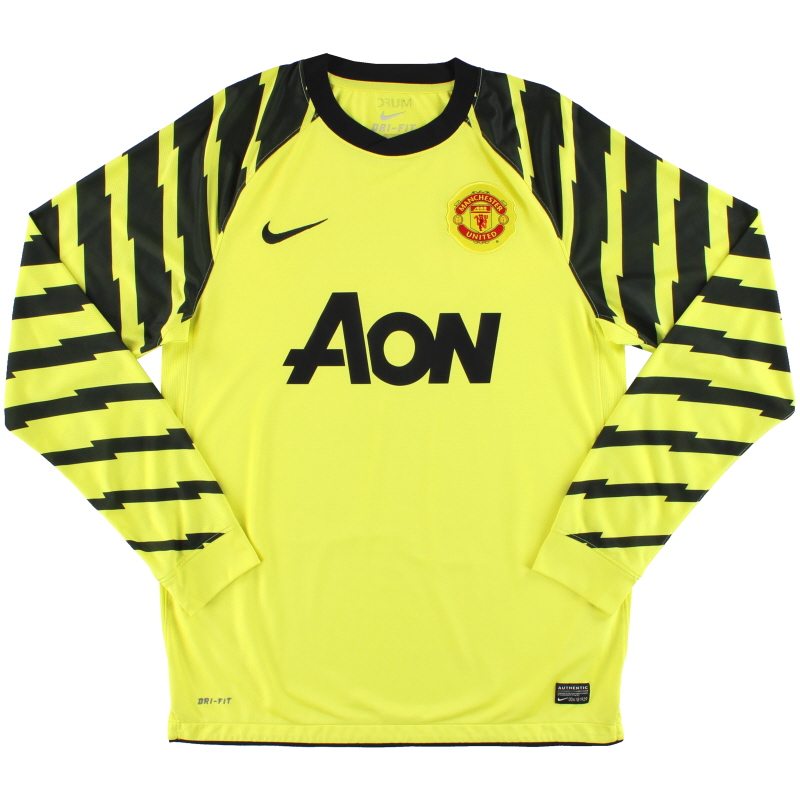 2010-11 Manchester United Nike Goalkeeper Shirt M.Boys - 382474-701