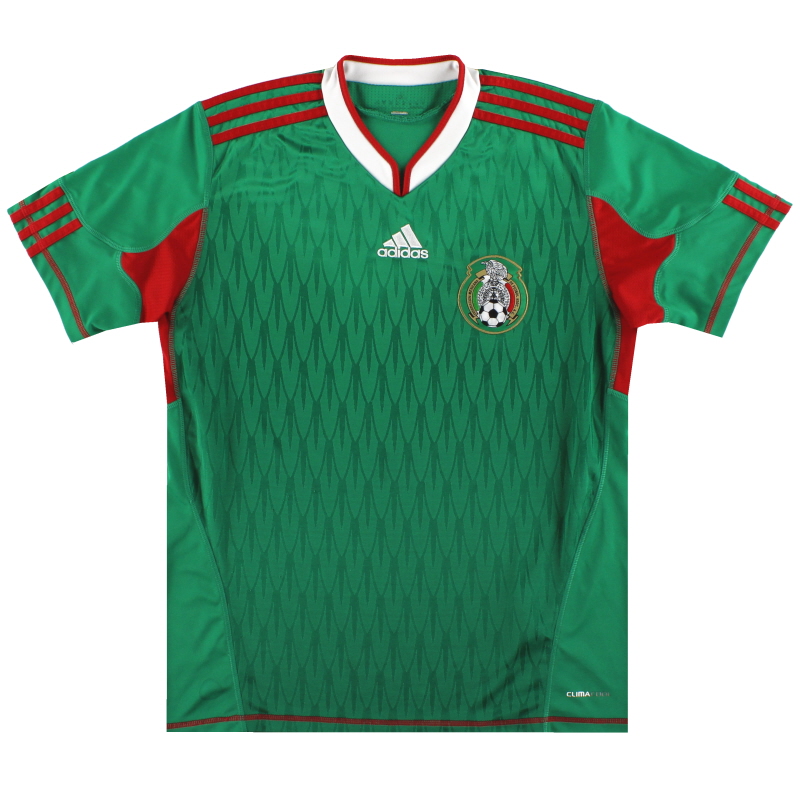 2010-11 Mexico adidas Home Shirt S - P414100