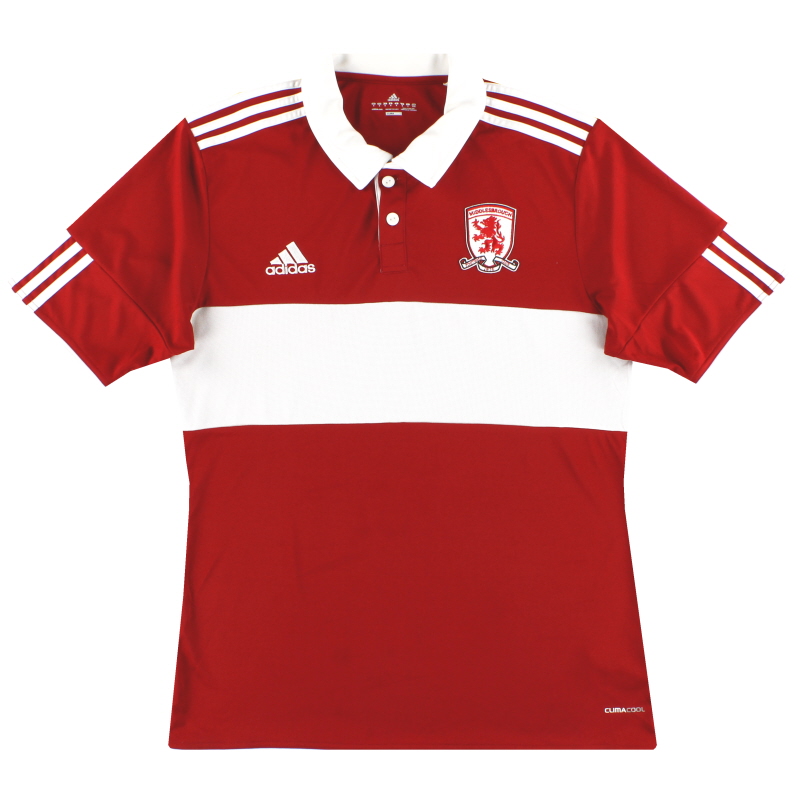 2010-11 Middlesbrough adidas Home Shirt M - P94751