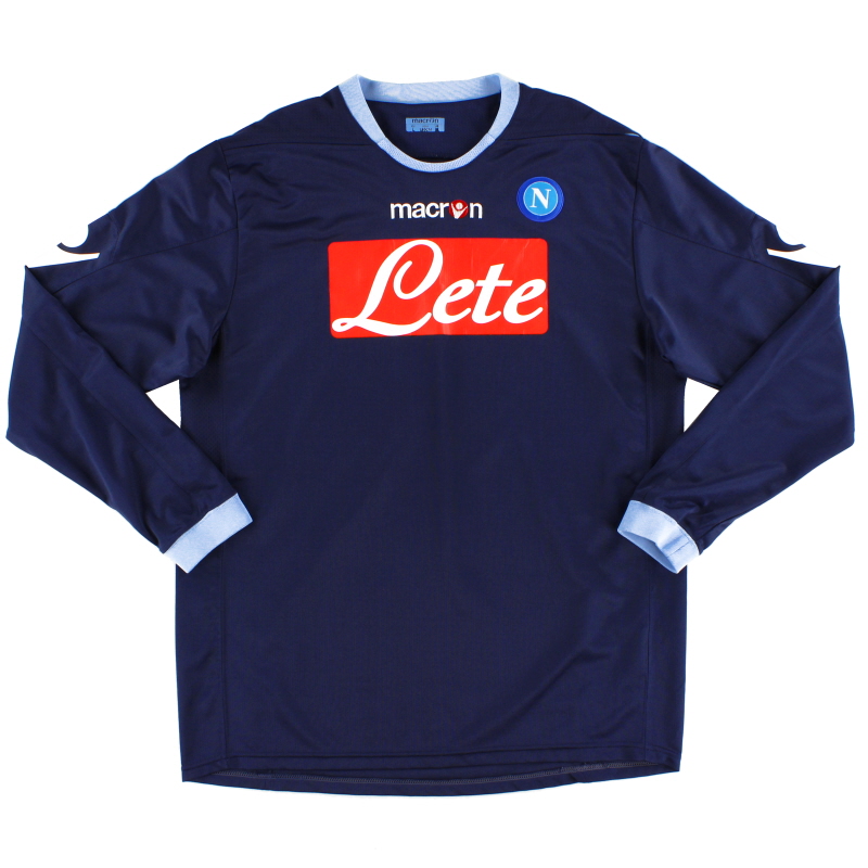 2010-11 Napoli Third Shirt #15 L/S L