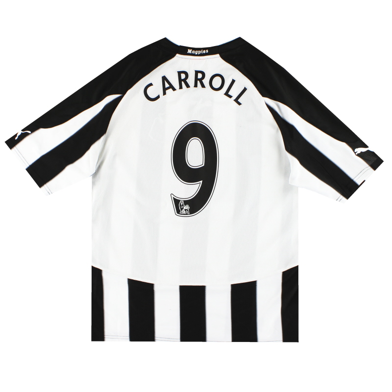 Camiseta local Puma de Newcastle 2010-11 Carroll # 9 L