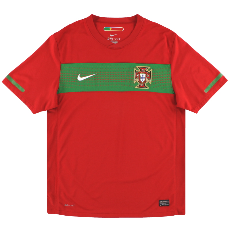 2010-11 Portugal Nike Home Shirt *Mint* M - 376894-611