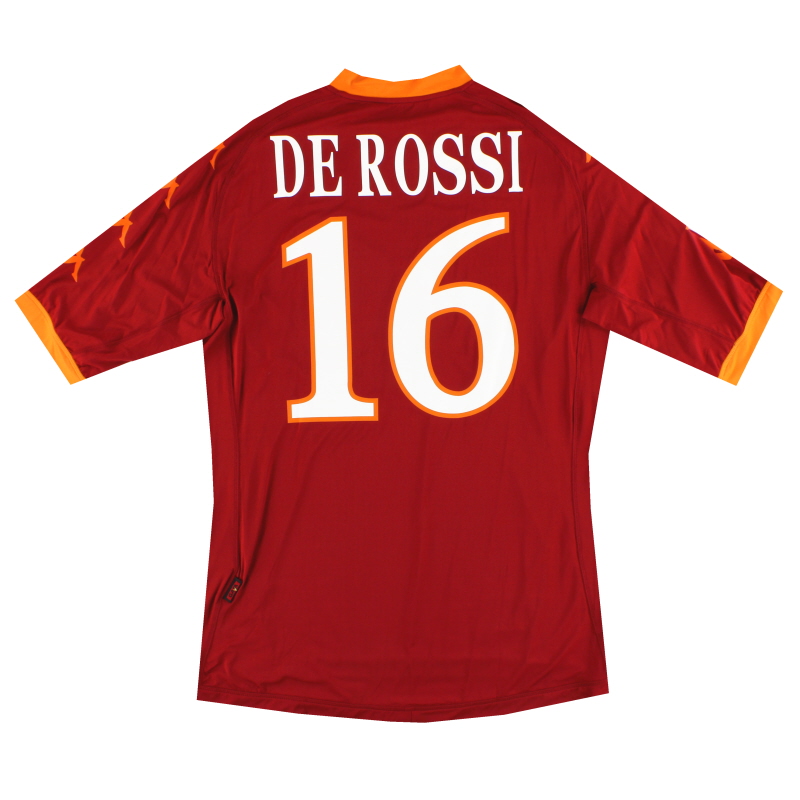 2010-11 Roma Kappa Player Issue Home Shirt De Rossi #16 *w/tags* XXL - 3018CC0