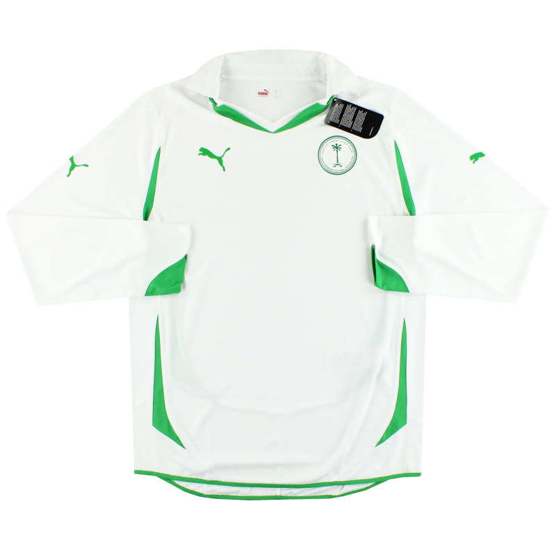 2010-11 Saudi Arabia Puma Player Issue Home Shirt L/S *w/tags* M - 737205-17