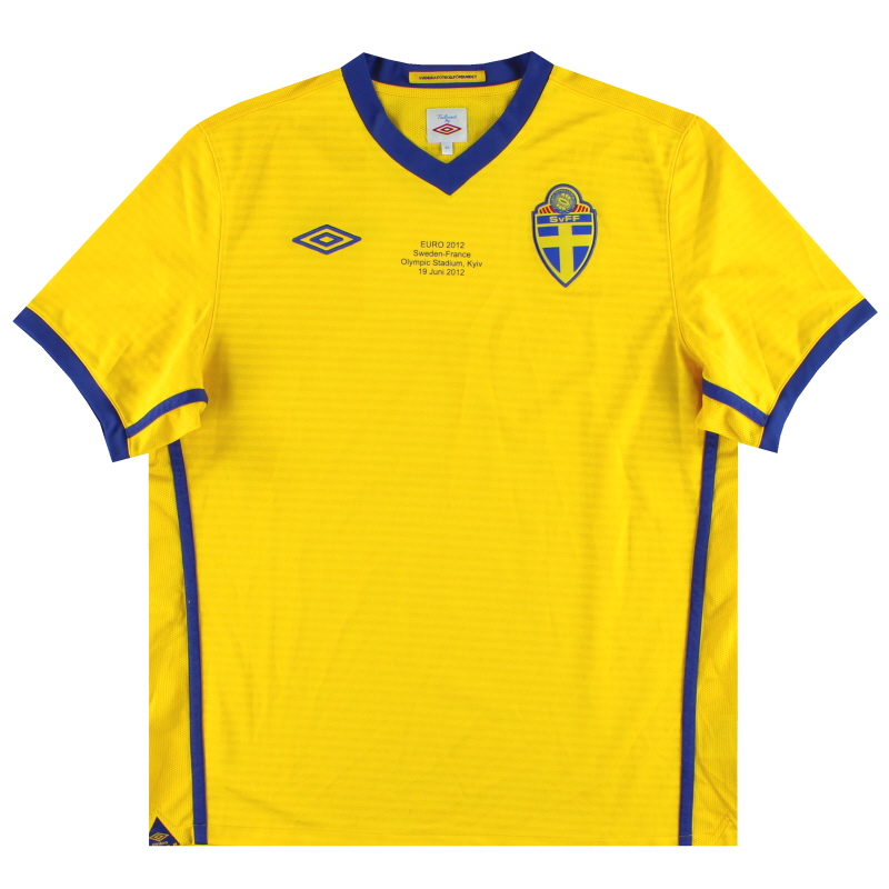 2010-11 Sweden Umbro ’Sweden-France’ Home Shirt *Mint* XL