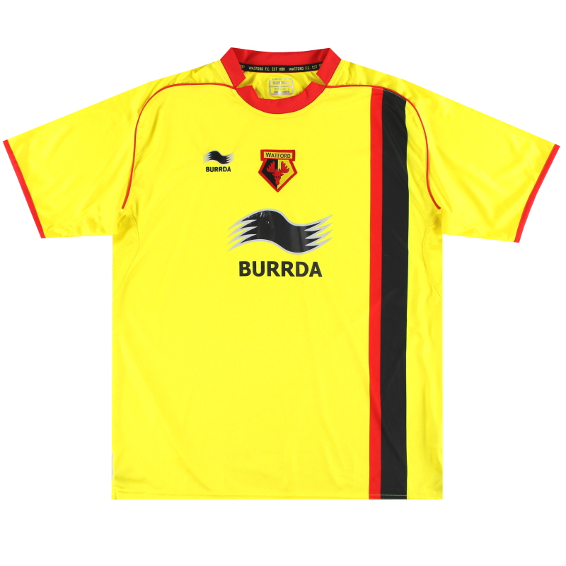 2010-11 Watford Burrda Home Shirt L