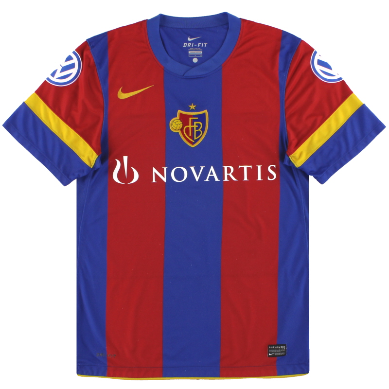 2010-12 FC Basel Nike Home Shirt M - 383370-494