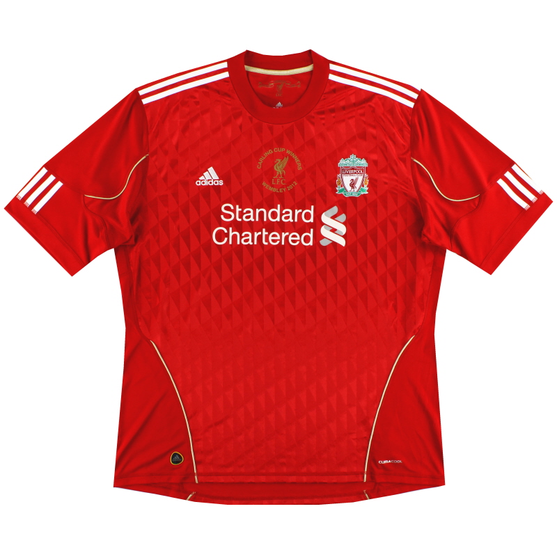 2010-12 Liverpool adidas ’Carling Cup Winners’ Home Shirt XXL