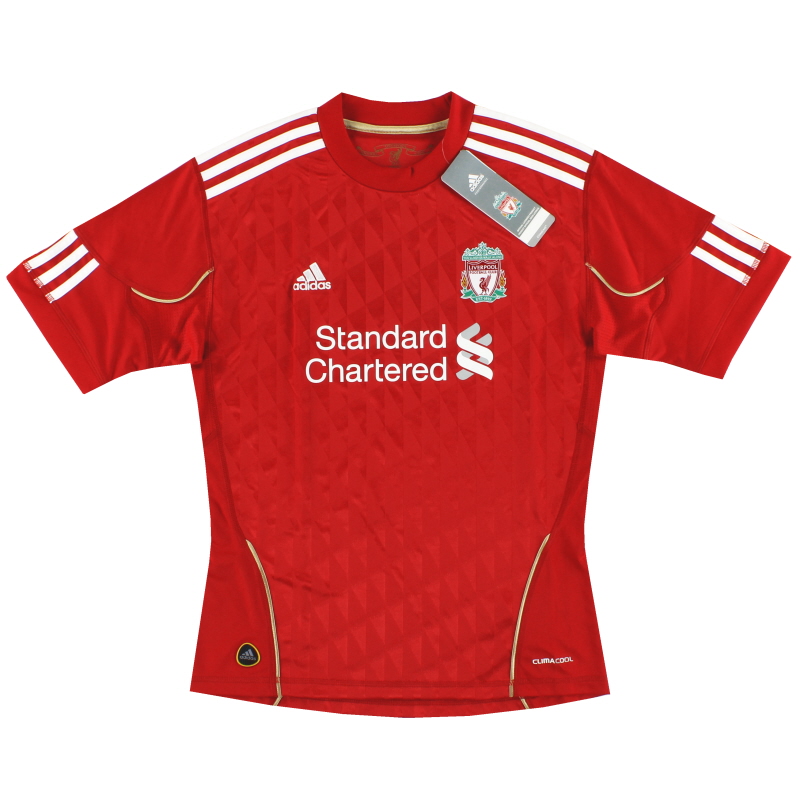 2010-12 Liverpool adidas Home Shirt *w/tags* S.Boys - P96683