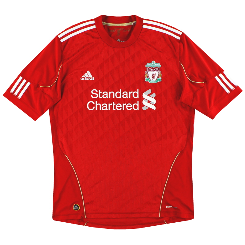 2010-12 Liverpool adidas Home Shirt L