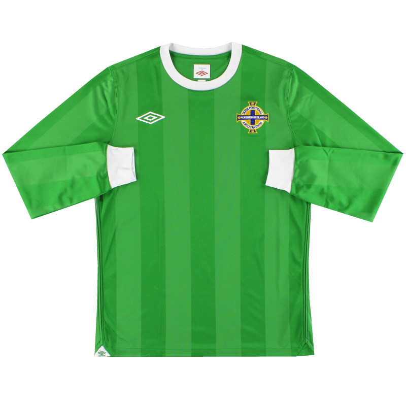 2010-12 Northern Ireland Umbro Home Shirt L/S S