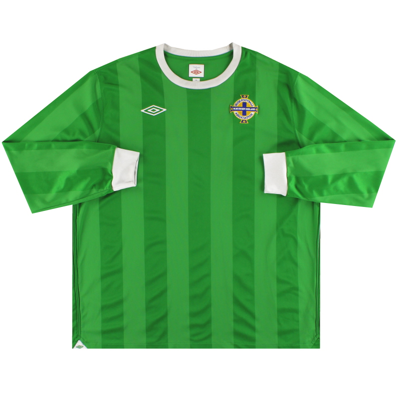 2010-12 Northern Ireland Umbro Home Shirt L/S *Mint* XXL