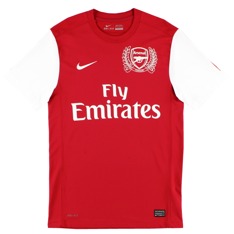 2011-12 Arsenal Nike ’125th Anniversary’ Home Shirt M