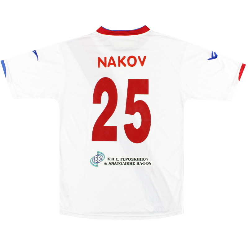 2011-12 Atromitos Yeroskipou Legea Match Issue Away Shirt Nakov #25 XL