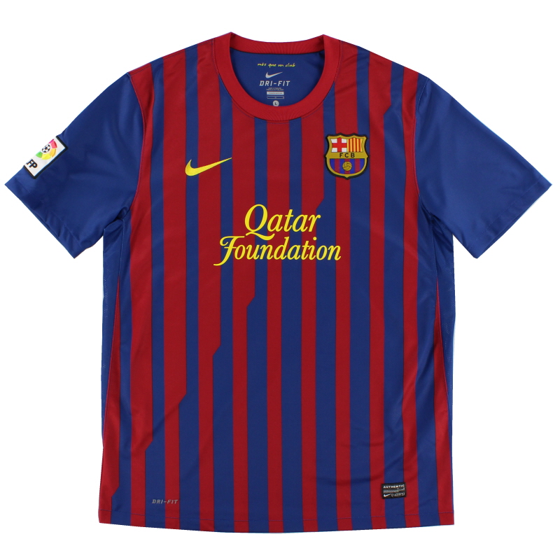 2011-12 Barcelona Nike Home Shirt L - 419877-486