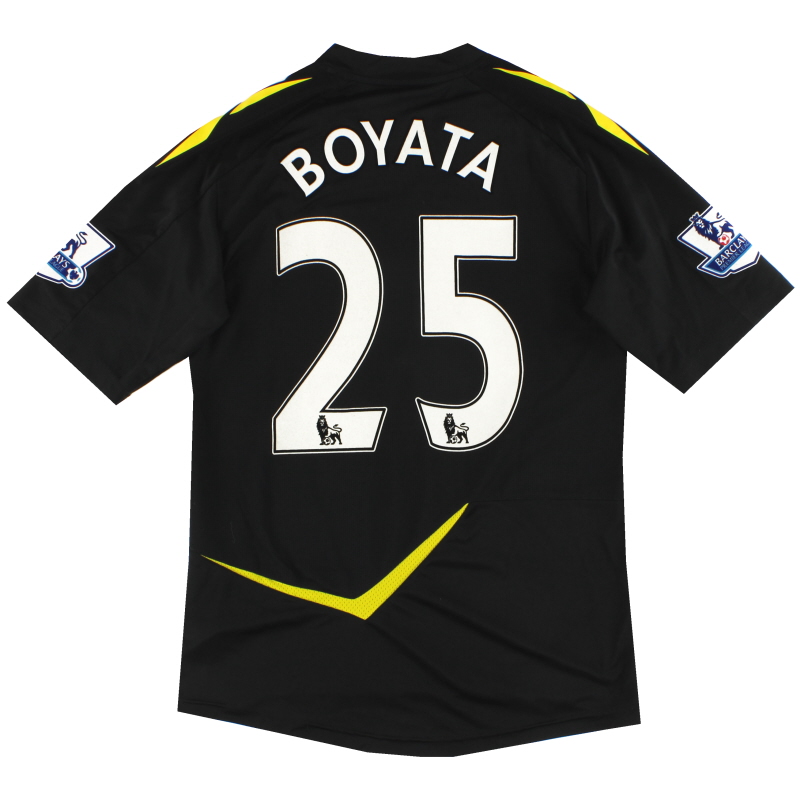 2011-12 Bolton Reebok Player Issue Away Shirt Boyata #25 *As New* M