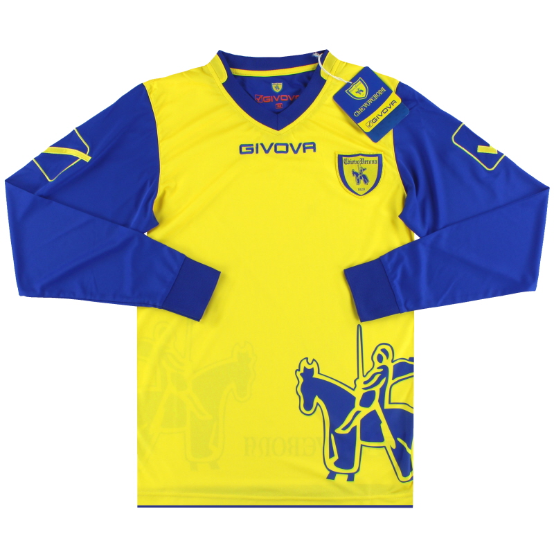 2011-12 Chievo Verona Givova Home Shirt *BNIB * L/S M