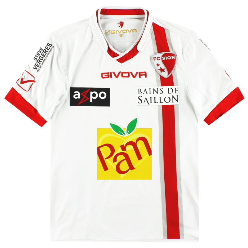 2011-12 FC Sion Givova Home Shirt XS