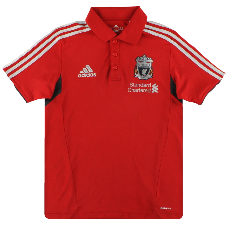 2011-12 Liverpool adidas Polo Shirt L