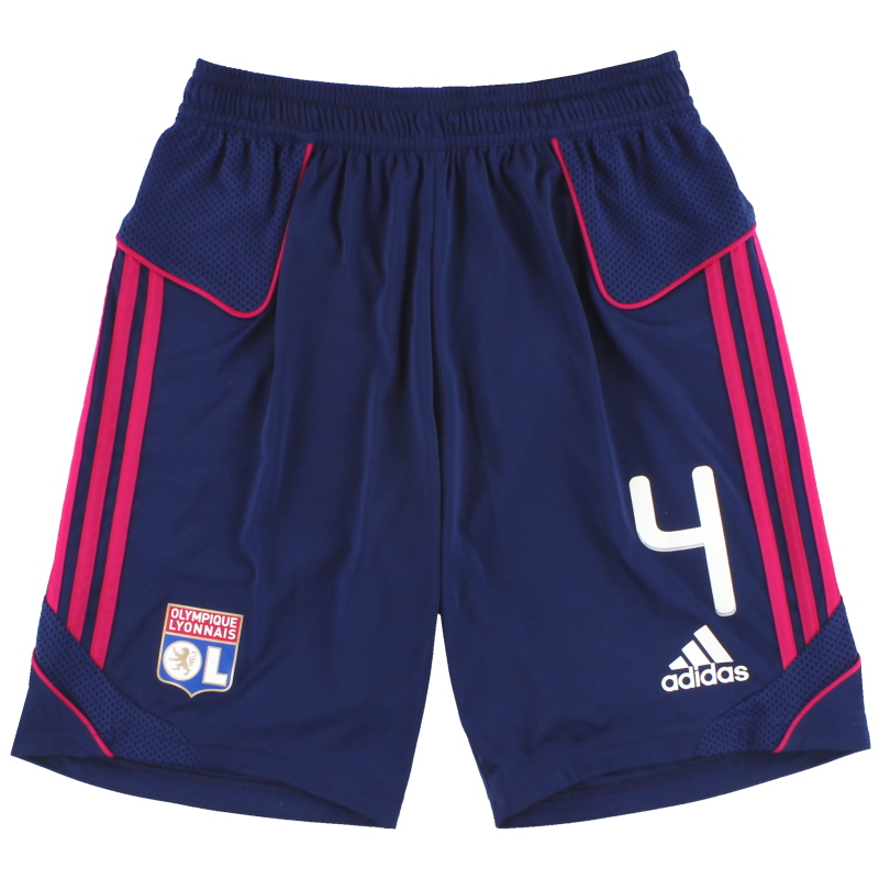 2011-12 Lyon adidas Away Shorts #4 *Mint* M