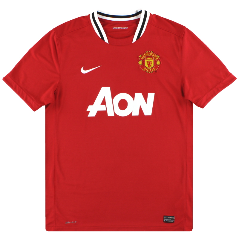 2011-12 Manchester United Nike Home Shirt *Mint* XL - 423932-623