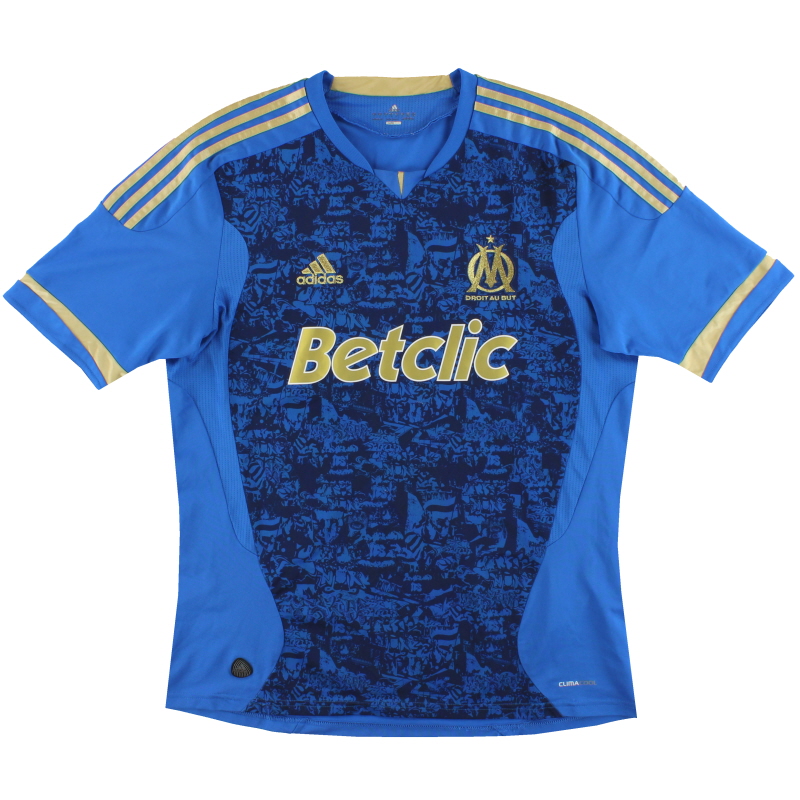 2011-12 Olympique Marseille adidas Away Shirt L - V13689