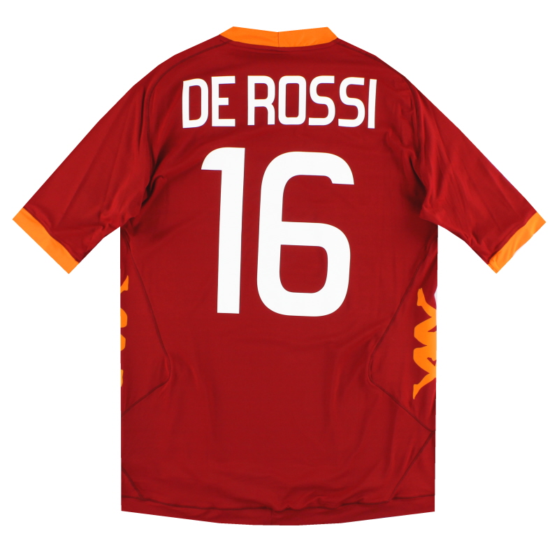 2011-12 Roma Kappa Home Shirt De Rossi #16 *w/tags* XL