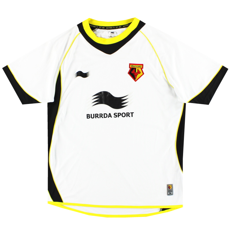 Camiseta visitante del Watford Burrda 2011-12 L