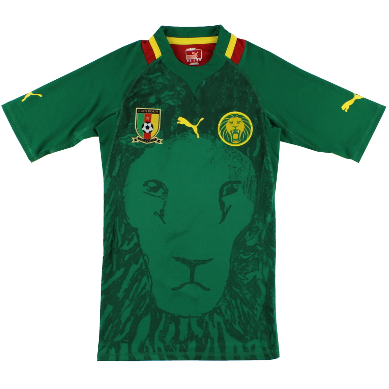 2011-13 Cameroon Puma Player Issue Home Shirt *As New* M - 740189