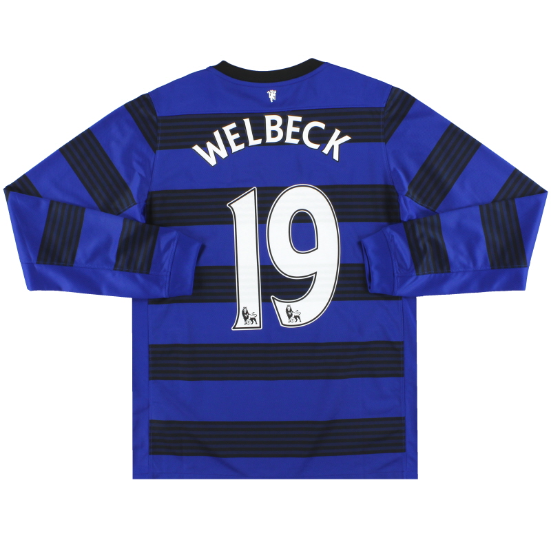 2011-13 Manchester United Away Shirt Welbeck #19 L/S *w/tags* XL.Boys - 423962-403