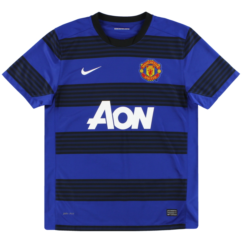 Camiseta Nike de visitante del Manchester United 2011-13 * Menta * XXL - 423935-403